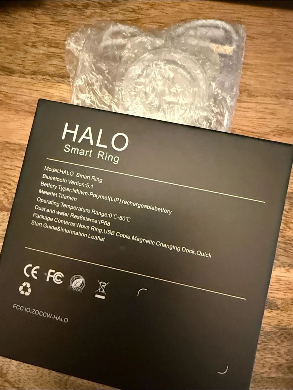 Halo Ring 3 Size 8 with premium charging case